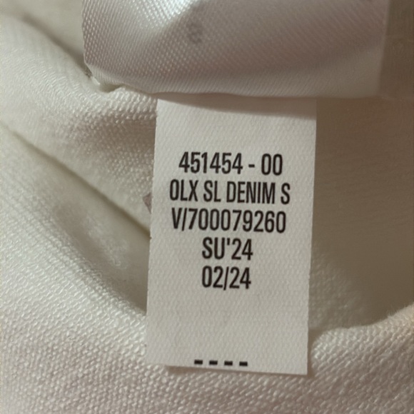 BANANA REPUBLIC White Sleeveless Denim Button Up Dress Size Small NWT - Picture 16 of 17